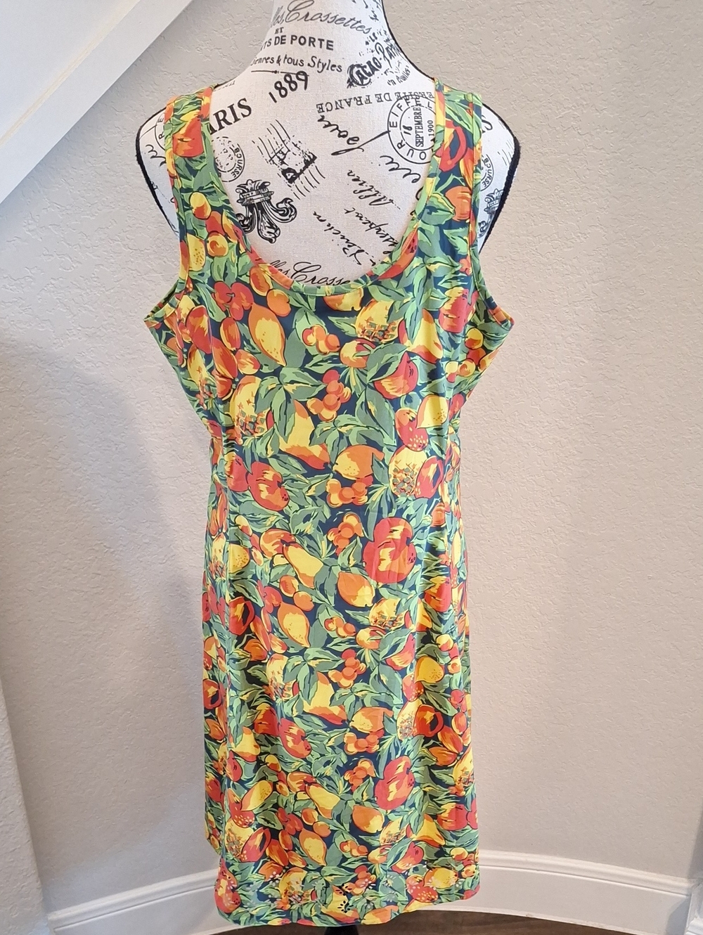 Toad & Co. Sleeveless Sport Dress In Citrus Print Size L - Picture 5 of 13